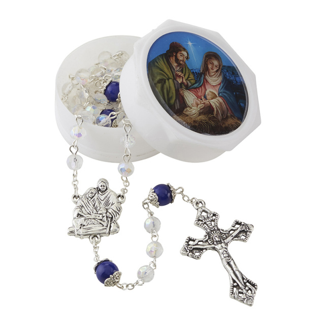 Peace on Earth Collection - Rosary with Two-Piece Case